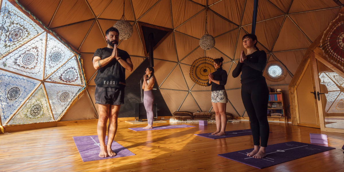 Yoga at EcoCamp